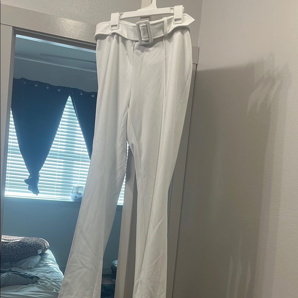 White Straight Leg Jeans